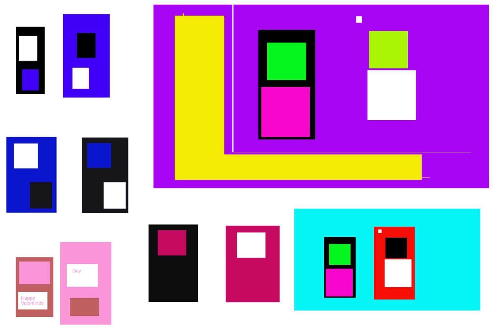 Making/selecting/moving shapes